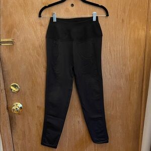 Aerie Offline Black High-Waisted Leggings
